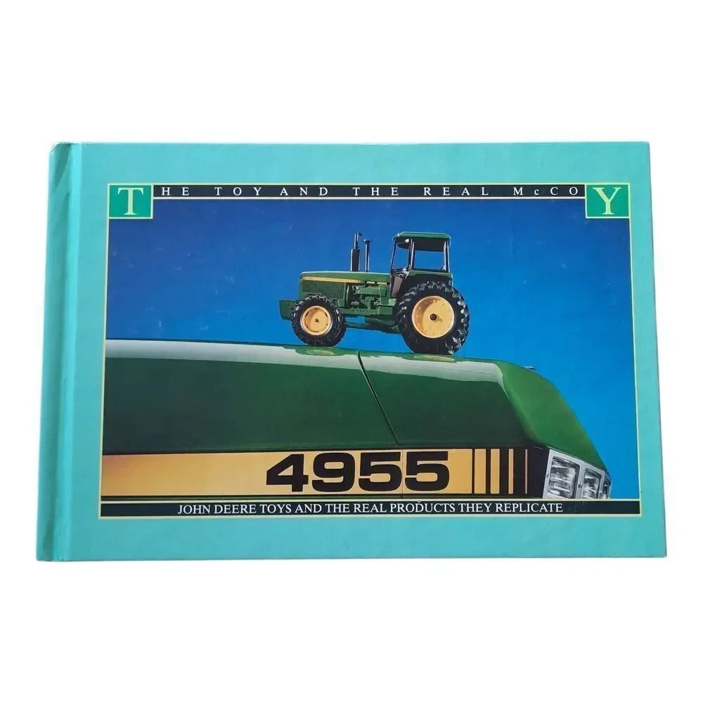 John Deere Green and Blue Toy Tractor Book